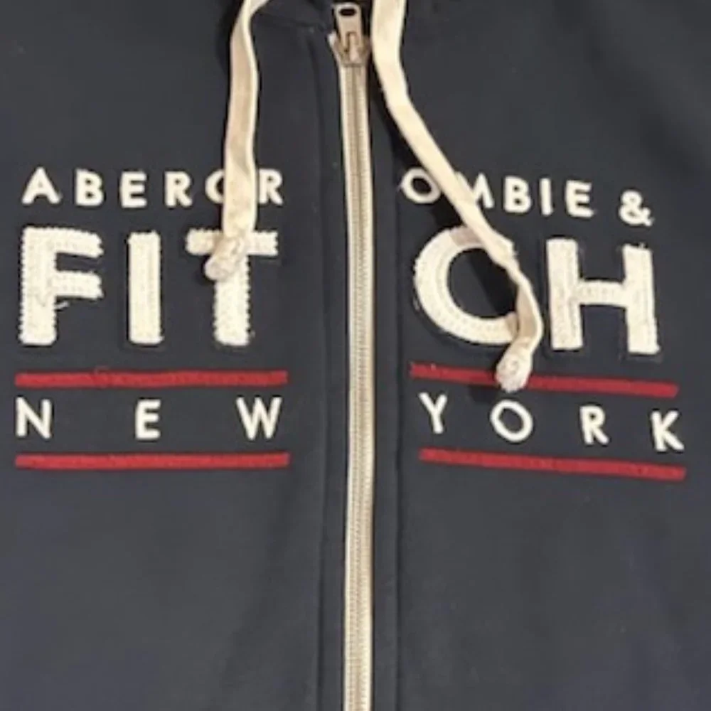 Abercrombie Men's Muscle Fit Full Zip Hoodie -M - Picture 4 of 15